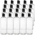 20 Pack 16oz Clear Plastic Bottles with Flip Caps