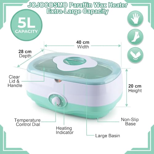 4000ml Paraffin Wax Machine for Hands & Feet - Pink Home Spa Kit