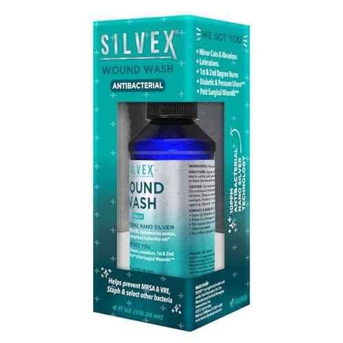 Be Smart Get Prepared Silvex Wound Wash 4oz - Minor Cut, Abrasion,1st Degree Burn