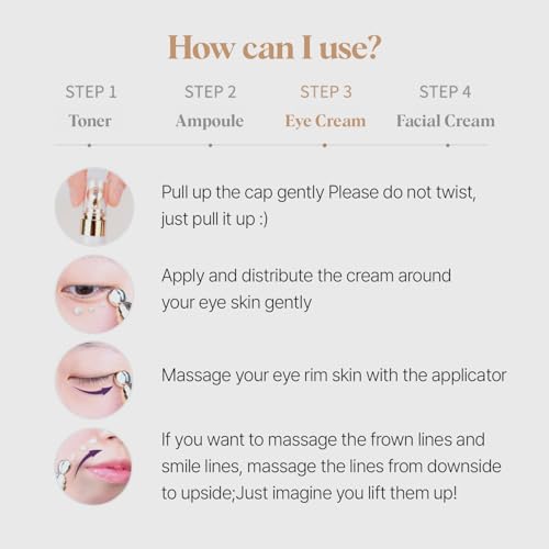 CLIV Retinol Lifting Eye Cream, Nourishing Eye Cream for Eye Massaging, Quick Remedy For Eye Bag Puffiness, Collagen Solution, Special applicator for the eye area (0.67 Fl Oz (Pack of 1))
