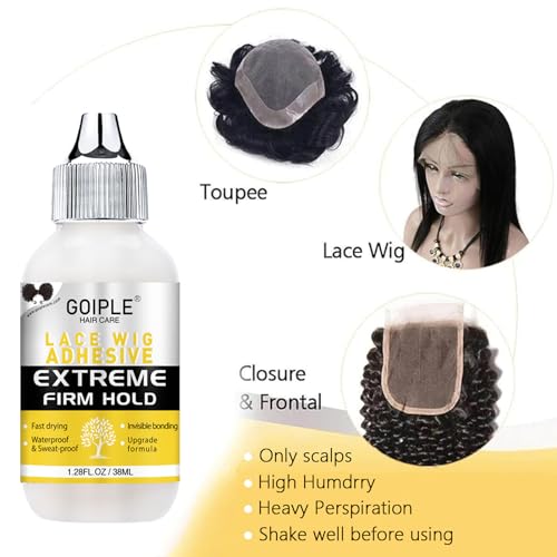 Lace Melting Spray Kit for Glueless Wigs with Glue & Remover
