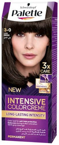 Palette Intensive Hair Colour Cream with Liquid Keratin 3-0 Dark Brown 100ml