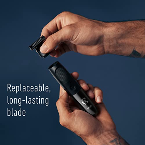 King C. Gillette All-in-One Styler Beard Trimmer Razor Refill with 4-Directional Metal Razor Blades, 1 Cartridge