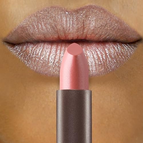 Burts Bees 100% Natural Glossy Lipstick, Nude Mist - 1 Tube