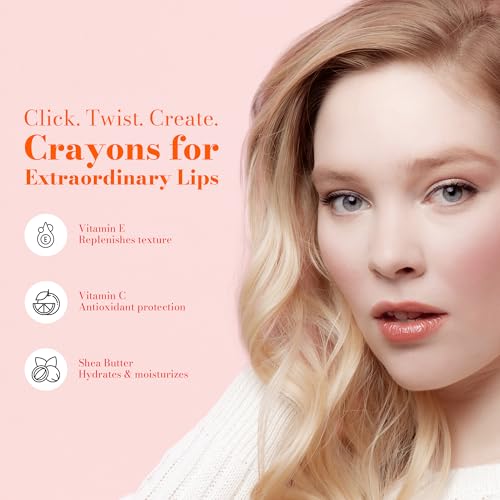 Juwel Cosmetics Retractable Lip Crayon - High Shine Lipstick