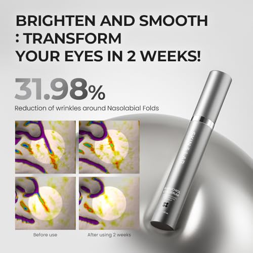 Bakuchiol Eye Serum Roll-On with Caffeine | Anti-Aging, Fine Lines