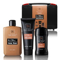Men¡¯s Bath Gift Set ? Smoky Sandalwood | 4-Piece Grooming Kit with Body Wash, Body Lotion & Deodorant in Travel Toolbox Case ? Perfect for Father¡¯s Day, Christmas, Birthdays & Holidays