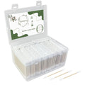 1000 Count Cotton Swabs with Bamboo Sticks, Double Pointed