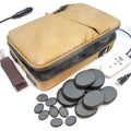 Portable Hot Stone Massage Warmer Set – 16 Basalt Stones, Digital