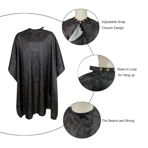 Pelocapa Barber Cape 63" x 56" Waterproof Hair Cutting Apron