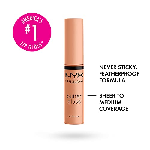NYX Butter Gloss Vanilla Cream Pie & Slim Lip Pencil Espresso Bundle