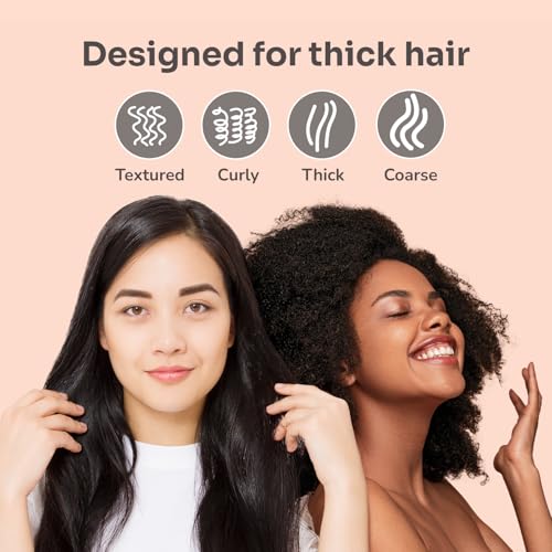 Wet Brush Go Green Thick Hair Paddle Detangling Brush, Purple - Ultra-Soft IntelliFlex Bristles With AquaVent - Gently Loosens Knots While Minimizing Pain - Curly, Coarse, Long, Wet & Dry Hair