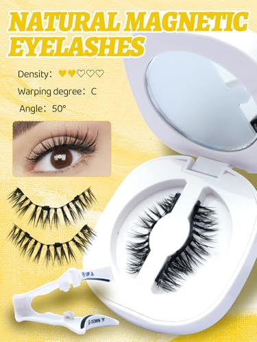 Magnetic Eyelashes with Applicator - Reusable & Glue-Free