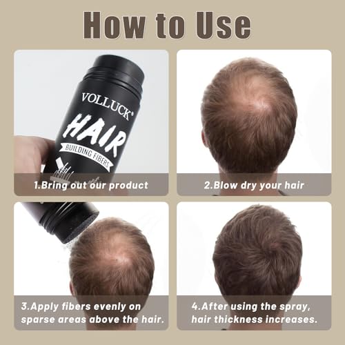 Hair Fibers for Thinning Hair - Instant Coverage 28g