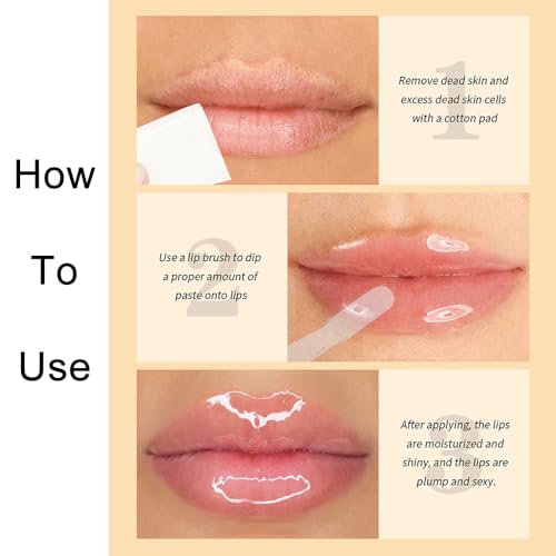 Turmeric Plumping Lip Gloss & Aloe Oil Set - 2 Pack Lip Enhancer