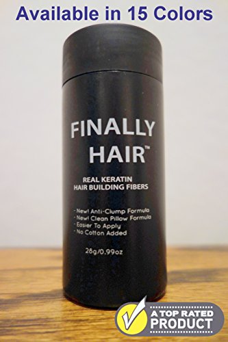 Hair Building Fibers Dark Salt & Pepper 28g - Keratin Concealer
