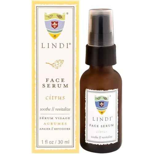 LINDI SKIN Face Serum Citrus - Ultimate Moisture and Comfort To Restore Your Skin Immediately - Reduce Facial Rash, Redness, and Itching - Relieves Uncomfortable Effects of Chemo Rash (1 fl oz)
