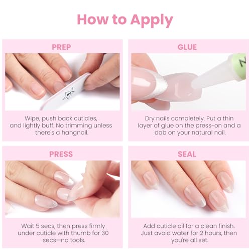 Velvet Peony Short Square Press On Toenails - Nail Reformation Fake Toe Nails
