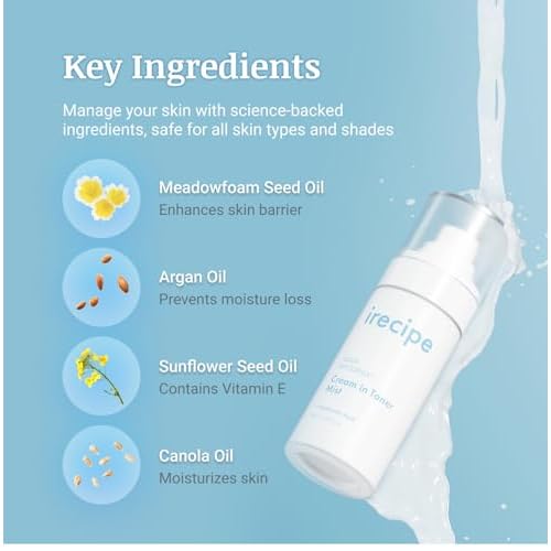 Aqua Phytoplex Cream in Toner Mist Long Lasting Deep Hydration, All-in-One Facial Mist for All Skin Type Unscented Clean Beauty, Vegan, Cruelty Free, Korean Skincare (60ml / 2.02 oz)