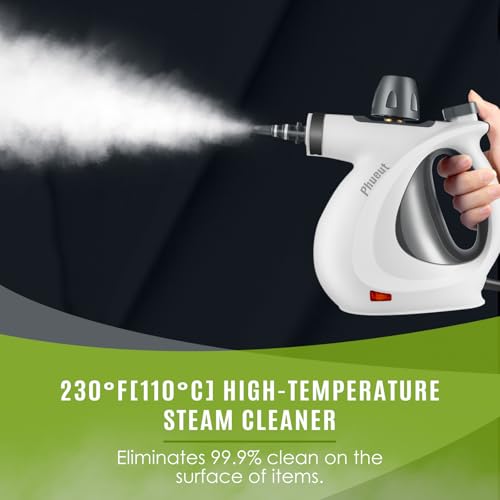 Phueut Pressurized Handheld Steam Cleaner with 12 Accessories
