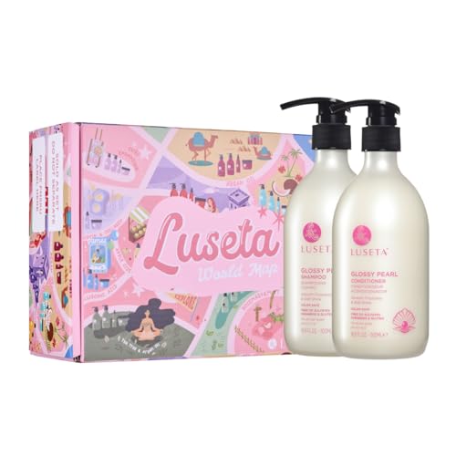 Luseta Pearl Shampoo & Conditioner Set - Sulfate Free, Argan Oil