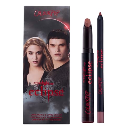 ColourPop Twilight Eclipse Opposites Attract Lip Kit: Lippie Pencil + Lippie Stix, Pinky Nude (2 Count)