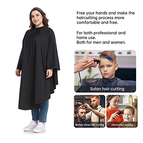 Professional Barber Cape with Sleeves & Water Repellent