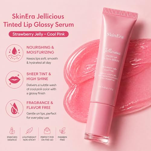 Jellicious Tinted Lip Glossy Serum - Strawberry Jelly