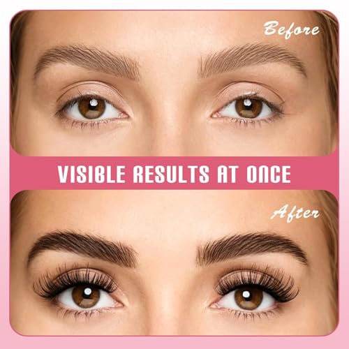 Eyelash & Eyebrow Color Kit - Black Lash & Brow Dye for Home