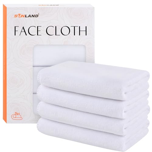 SUNLAND Gifts for Women Includes 4 Pack Microfiber Face Cloths and A Nice Box Perfect for Birthday,Retirement,Anniversary, Mather's Day,Valentine's Day Gift and More Unique Gift Ideas