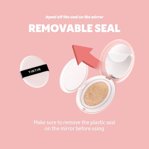 TIRTIR All Cover Pink Cushion Foundation #21N Ivory 0.15oz