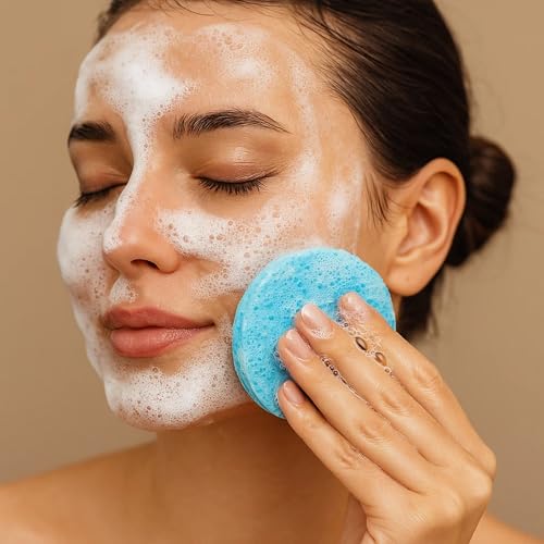 120-Pack Compressed Facial Sponges for Makeup Removal & Exfoliating