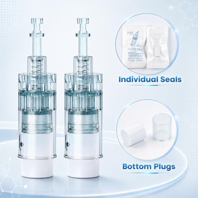 10Pcs M8 M7S Microneedling Cartridges 16-Pin Replacement Refills