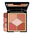 Boobeen 5-Color Eyeshadow Palette - Neutral Brown Matte & Shimmer