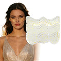 Glitter Face Freckle Stickers - 6PC Gold Star Heart Bow Patches