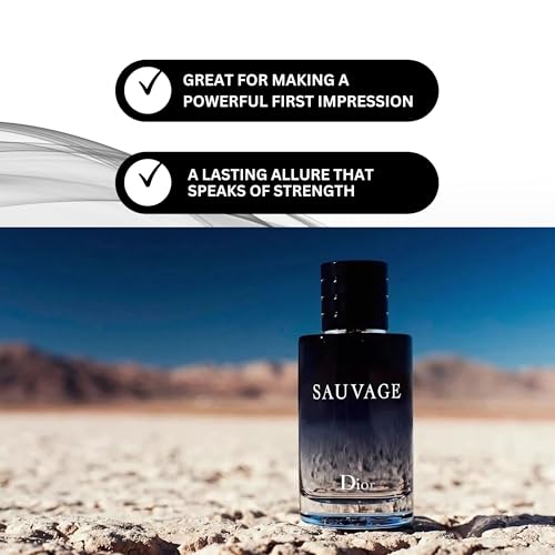 Dior Sauvage Eau de Parfum Mini Travel Perfume for Men - 10ml / 0.34 oz