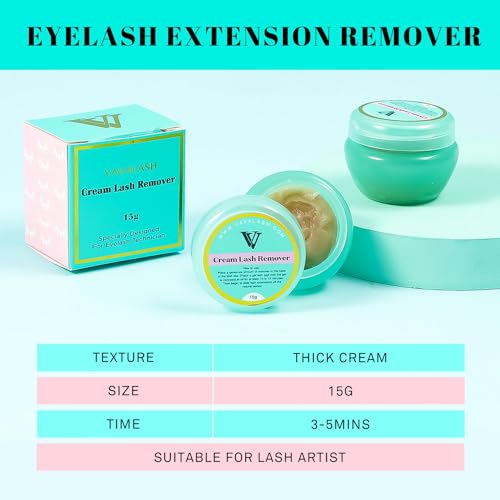 VAVALASH Lash Extension Remover Cream - Professional Salon Use 15g