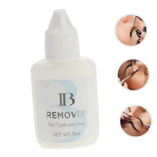 FRCOLOR Fast Acting Remover Gel Colorless Dissolves Adhesive Quickly Safe for Eyes Easy Squeeze Bottle for Precise Application