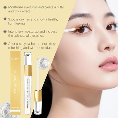 Lash Serum for Longer Looking Lashes - Eyelash Care to Strengthen & Thicken - Volumizing & Lengthening Formula for Full, Healthy Eyelashes - Daily Nourishing Care, 3ml