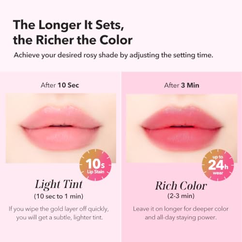 APRILSKIN Hero All Day Plumping Lip Stain Rose Pink - Long-Lasting Hydrating Lip Color