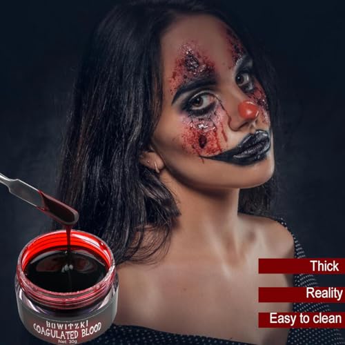 Halloween SFX Makeup Kit - Scar Wax, Fake Blood & Face Paint