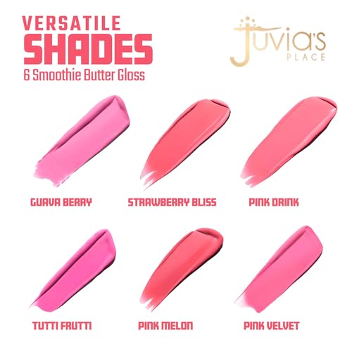 Juvia's Place Smoothie Lip Gloss Pink Velvet - Hydrating