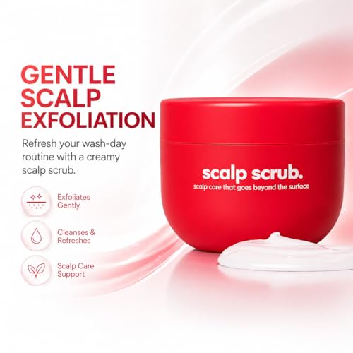 Gentle Scalp Scrub Treatment for Dry Flaky Scalp - 3.4 Fl Oz