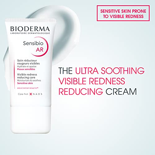 Bioderma - Sensibio AR Cream - Facial Redness Relief Lotion - Skin Soothing and Moisturizing - Face Lotion for Sensitive Skin