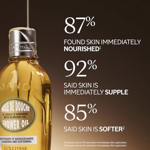 L'OCCITANE Almond Shower Oil - Cleansing & Nourishing Body Wash