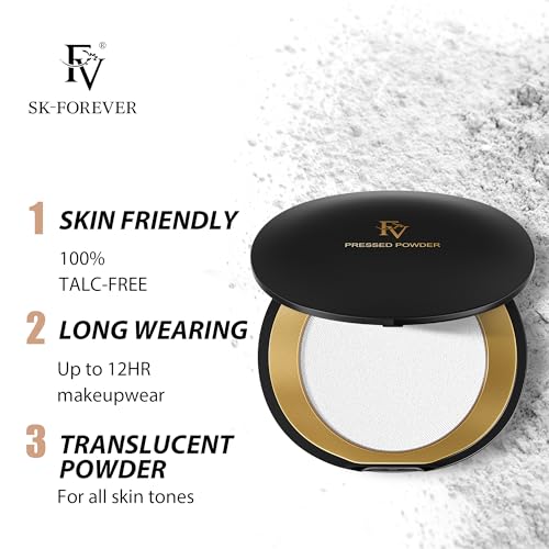 FV Translucent Pressed Powder - Oil-Control Matte Finish, 0.28 Oz
