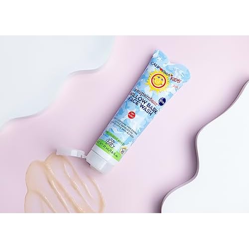 California Kids Face Wash | Gentle Exfoliating Face Wash For Kids + Teens | Mild Salicylic Acid Cleanser For Sensitive Skin | 1.8 oz. / 51 mL