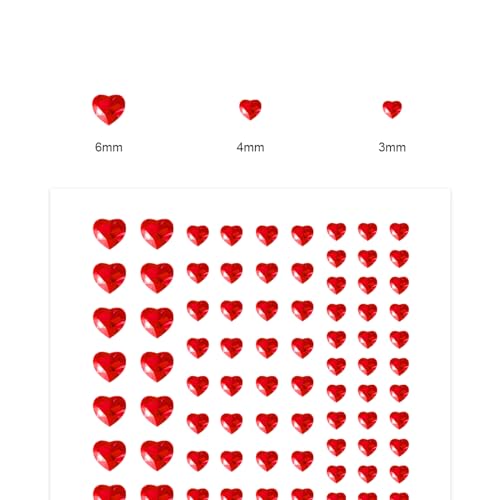 Face Jewels Rhinestone Stickers - 9 Sheets Self-Adhesive