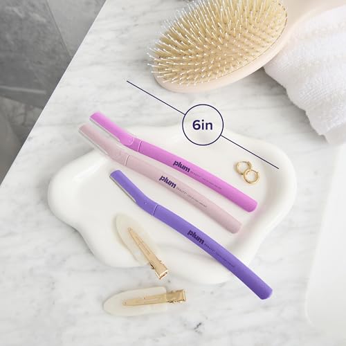 Women’s Face & Eyebrow Razor Set for Dermaplaning and Shaping