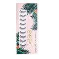 EMEDA 3D False Eyelashes 12mm Natural Wispy Cat Eye 10 Pairs